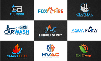 Plumbing, Plumber, Construction, Heating & Cooling Services Logo branding business logo construction logo creative logo design graphic design heating and cooling hvac learn logo design logo logo design logo designer logo inspiration logoidea logos modern modern logo plumber logo plumbing logo professional logo