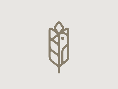 Wheatbird bird brand branding bread design eco elegant farm field food illustration logo logo design logotype mark minimalism minimalistic modern sign wheat