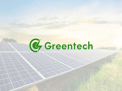 Greentech Renewable Energy brand logo brand branding creative logo custom logo design energy logo g logo logo logo design logoforyou minimalist modern logo simple logo solar logo tech logo