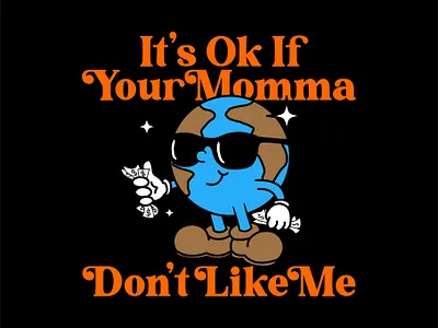 It's Ok cartoons design graphic design illustration vector