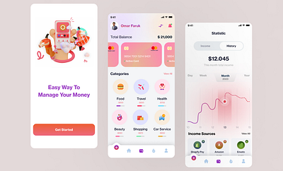 VioPay E-Wallet Mobile App android app bank banking bitcoin coin cryptocurrency currency design e wallet finance fintech ios m banking mobile mobile banking ui uiux valorant wallet
