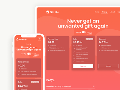 Pricing table concept interface pricingpage product shiftnudge subscription tables ui design
