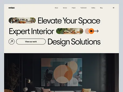 nntex agency architect architecture clean design concept creative design decor footer home decoration interior interior design landing page layout typography ui ui design web design website website design