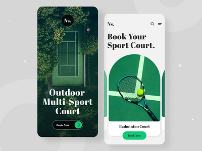 Sport court App UI app design design digital arts interface ios mobile mobile app sports court ui