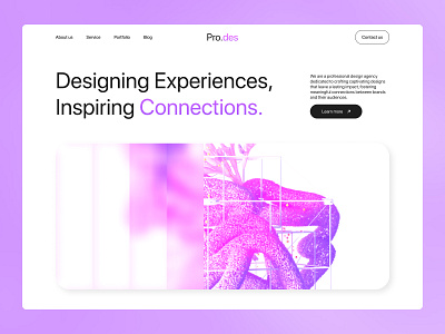 Pro.des - Design Agency Website agency branding design graphic design landing page smma ui web design