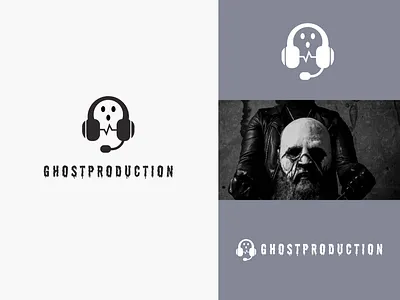 Ghost production logo design. Horror podcast logo design animation app apps logo branding design goast goast logo gradient logo horror illustration logo logo design logo maker logomaker logoshop music logo podcast logo poduction logo ui vector