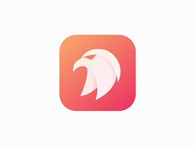 App logo design learn German app app logo app logo icon design eagle german language learn german learning german logo logo design modern orange ui