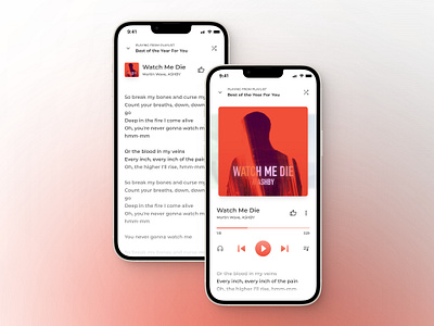 Music Player UI clean design figma interface light mode mockup music player ui user user experience visual