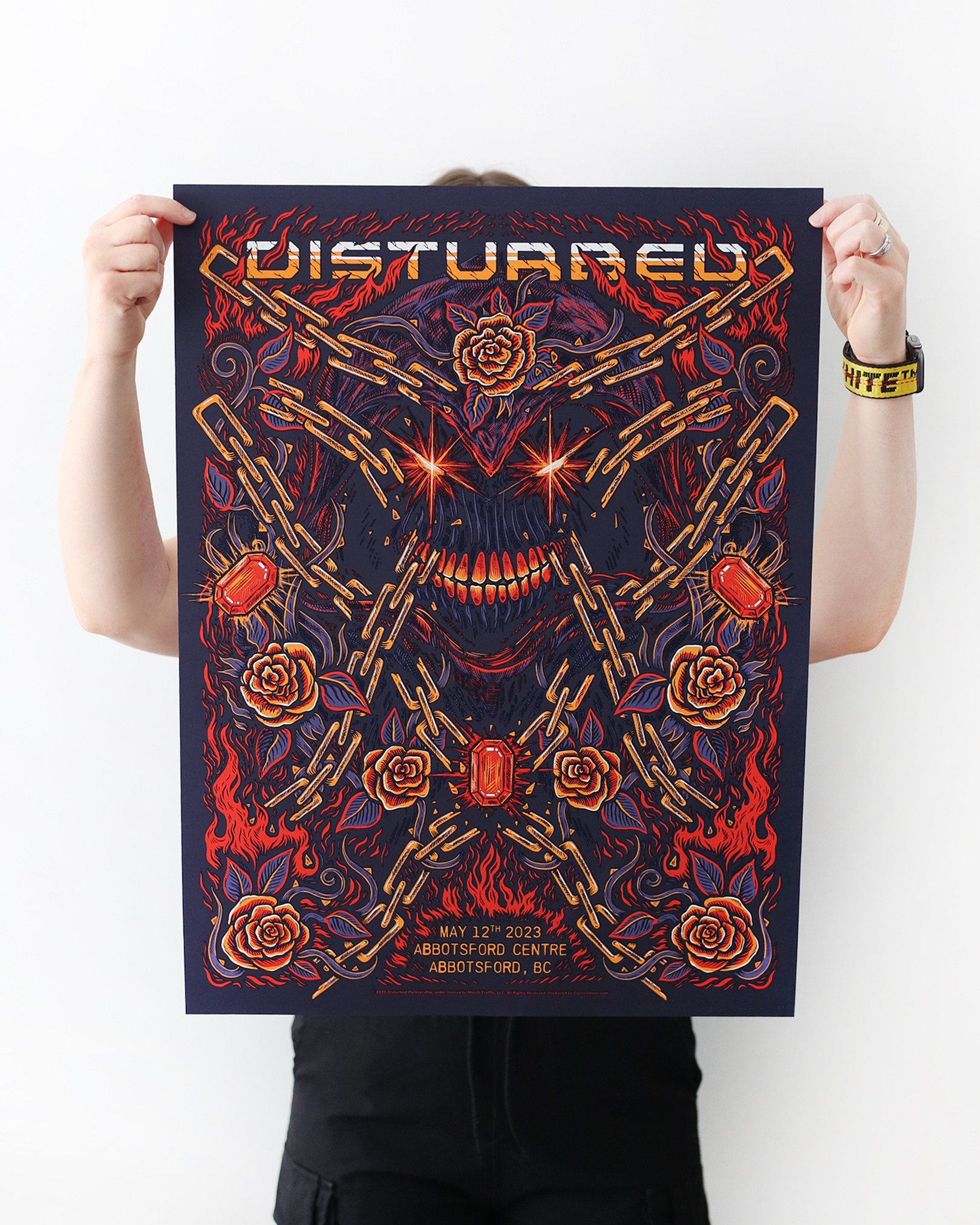 Disturbed Screenprints by Sam Dunn on Dribbble