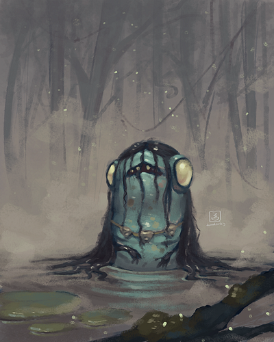 Stinky BO cg character dunakovskiy illustration monster swamp