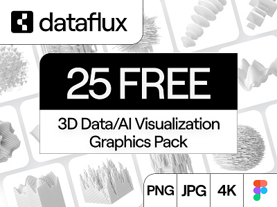 SH dataflux: 25 Free 3D Data/AI Visualization Graphics 3d 3d assets 3d illustration 3d render abstract ai analytics artificial intelligence big data chatgpt data data visualization free freebie health illustration information design machine learning medical technology