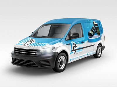 Lomm Car Wrap Design | Van Wrap Design adobe illustrator brand identity branding car car graphics car wrap decal design ford graphic design livery minimal truck van wrap vehicle vehicle wrap vinyl wrap wrap design wrapping