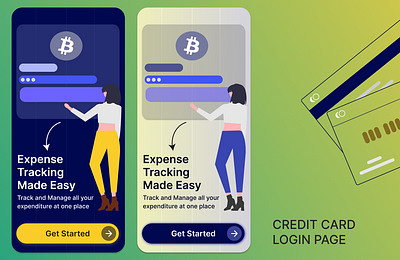 Credit Card Login Page