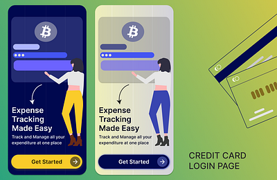Credit Card Login Page by Kunal Vats on Dribbble