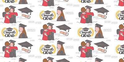 Graduation 2023 2023 design diploma grad graduation illustration pattern woman