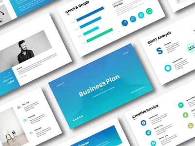 Business Plan Presentation Template branding business design graphic design logo motion graphics plan powerpoint pptx presentation project proposal template