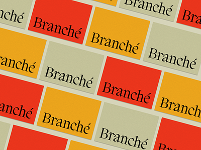 Branché cards branding design graphic design illustration logo typography vector