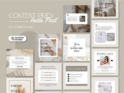 Cream Engagement Instagram Template aesthetic design graphic design instagram marketing post sosial media