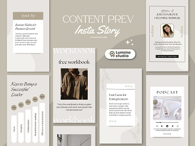 Cream Engagement Instagram Template aesthetic design graphic design instagram marketing sosial media story