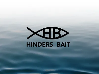 Logo design. Hinders Bait app branding design graphic design illustration logo typography ui ux vector