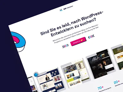 WordPress project management agency agency creative agency design development homepage interface landing page modern ui ux ui design web design website wordpress