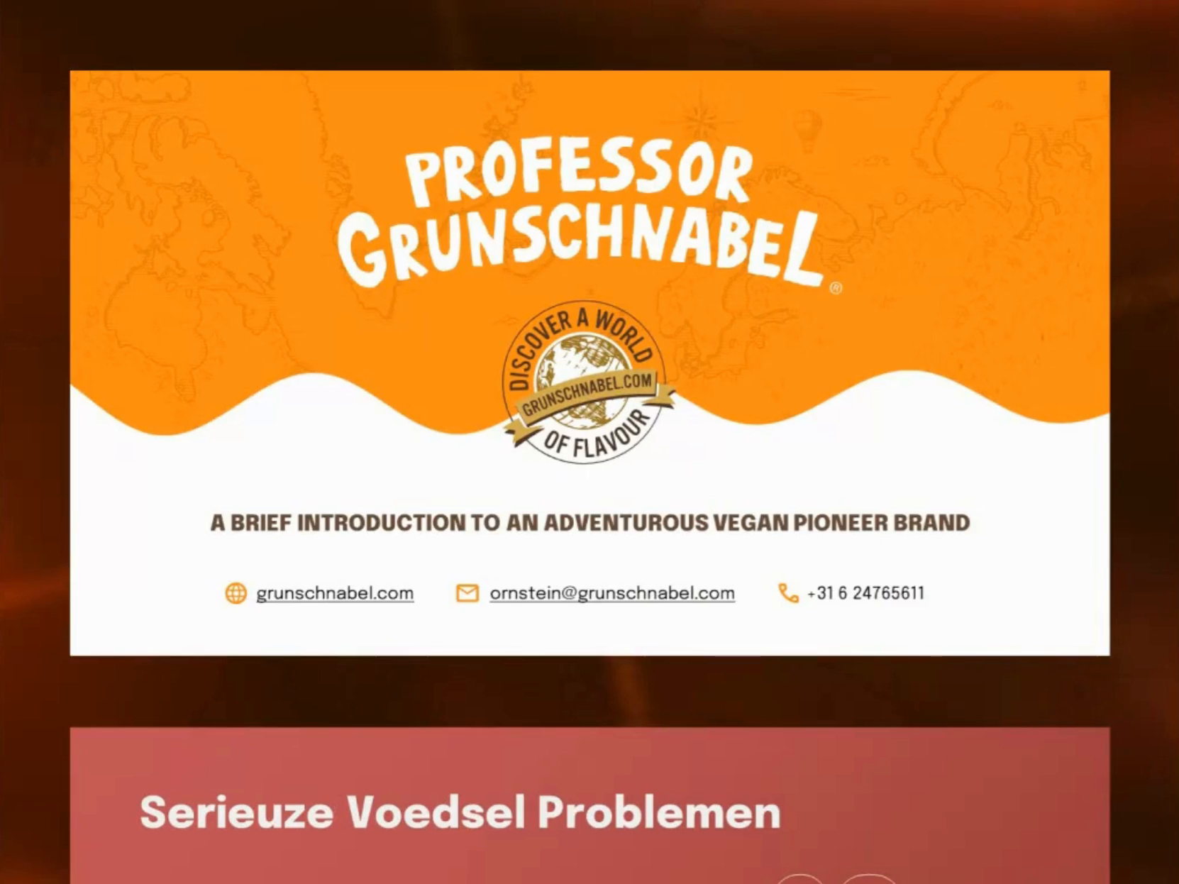 Example of Fund Worthy Pitch Deck Design