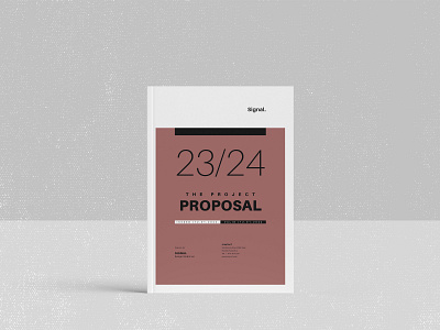 Project Proposal Template branding brochure business proposal company profile corporate graphic design indesign print project proposal proposal template template