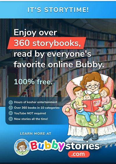 BubbyStories.com Promo Flyer