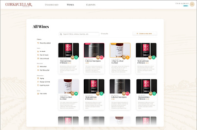Wine Cellar app