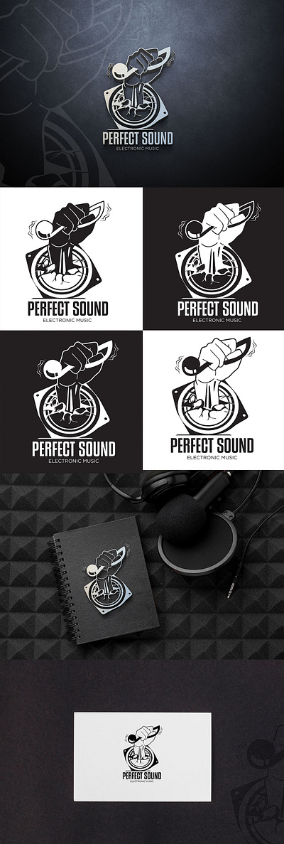 Perfect Sound Logo Design branding design fiverr fiverr logo design graphic design illustration logo logo design minimal logo music logo sound logo ui ux vector
