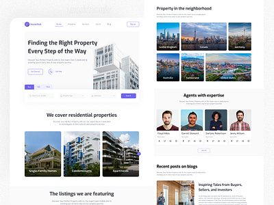 Real Estate Website Design architecture buy design ecommerce figma graphic design house illiquid asset illustration landing pages property real estate real estate website design residential real estate sell ui uidesign uiux uxdesign website