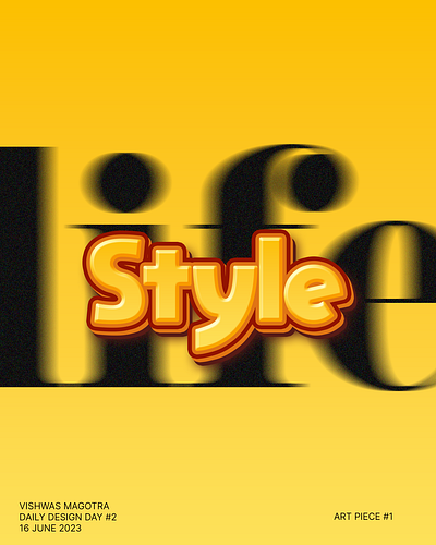 Life Style art daily design graphic design graphic designer photoshop
