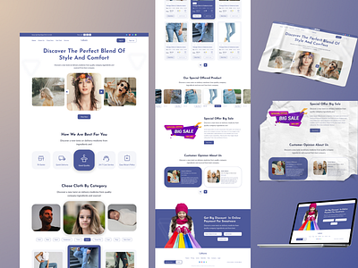 Landing page design for cloth store cloth store uiux design creative web design graphic design landing page landing page design landing page ui ux landing page user experience landing page user interface responsive web design responsive website design uiux design uiux design concept for website user interface design web design web design uiux web site design web site design user interface website user experience design website user interface design