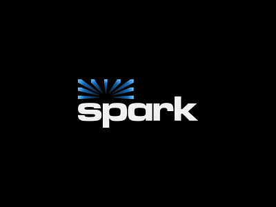 Spark Logistics wordmark. Version A branding graphic design illustration logo vector