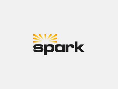 Spark Logistics wordmark. Version B branding graphic design illustration logo vector