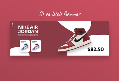 Shoe Web Banner banners banners designs carousel banners instagram banners linkedin banners nike banner shoe banners web banners