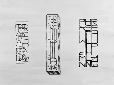 Phrase with deep meaning #4 design graphic design illustration typography