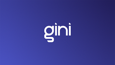 gini logo branding design digital gini graphic design illustration logo typography vector