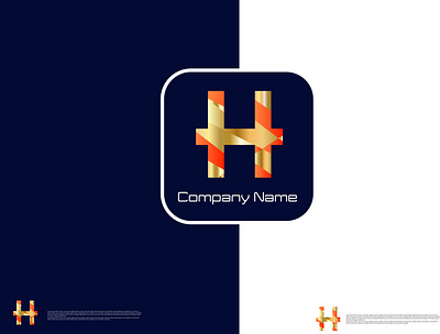 H letter logo Design animation graphic design h logo motion graphics