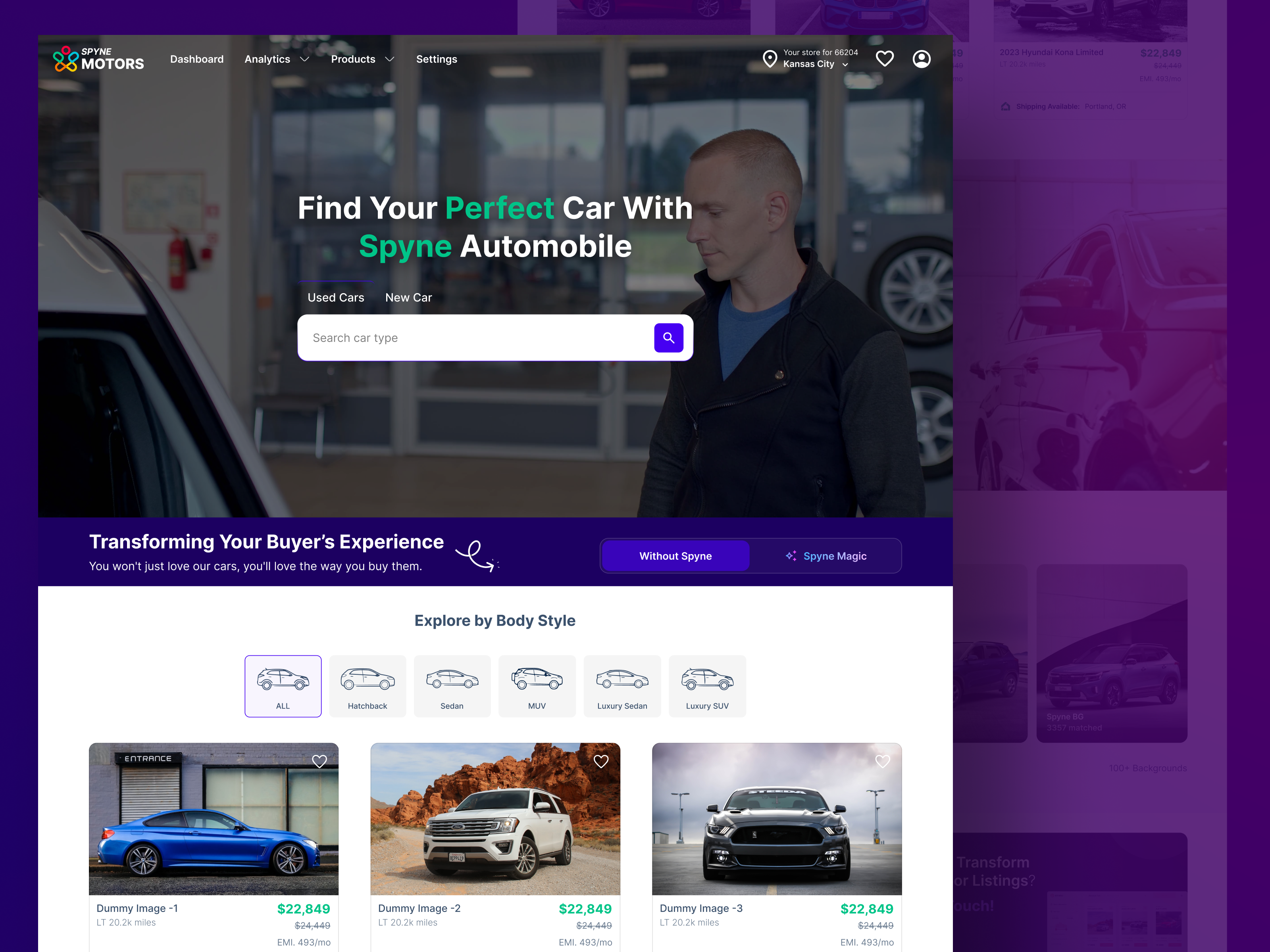 Landing Page Design: Web Site UI typography ui ux
