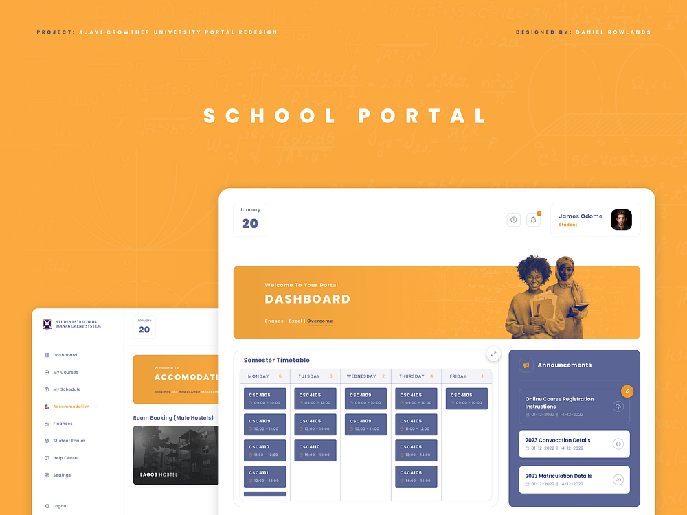 Browse thousands of Student Portal images for design inspiration | Dribbble