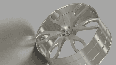 Car Rim - titanium 3d 3d design autodesk car design illustration rendering rim