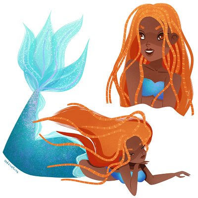 The Little Mermaid art character disney mermadie mermaid the little mermaid