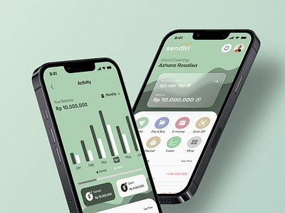 Mobile Banking Application app bank bankapp banking bankingapp cardapp financeapp financial fintech invest mobile mobileapp money transaction transfer ui ux wallet