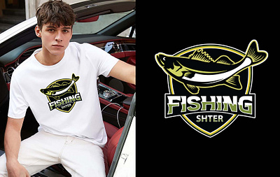 Fishing T-shirt Design creative fishing t shirt fish graphic tees fisherman t shirt fishing t shirt design vintage fishing t shirts