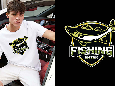 Fishing T-shirt Design creative fishing t shirt fish graphic tees fisherman t shirt fishing t shirt design vintage fishing t shirts