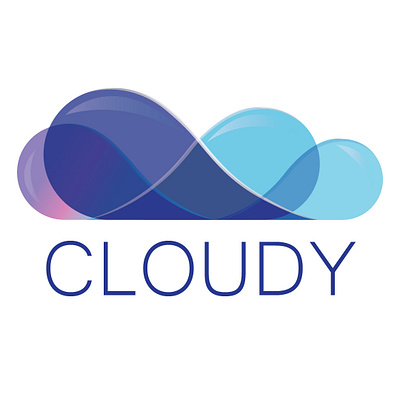 Cloud Theme Based Logo Design Concept 3d animation app art best logo brand identity branding design graphic design illustration letter logo logofolio motion graphics ui