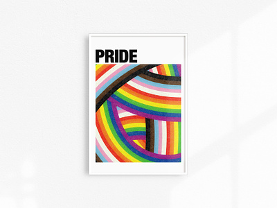 PRIDE poster color design graphic design lgbtqia poster design pride pride flag
