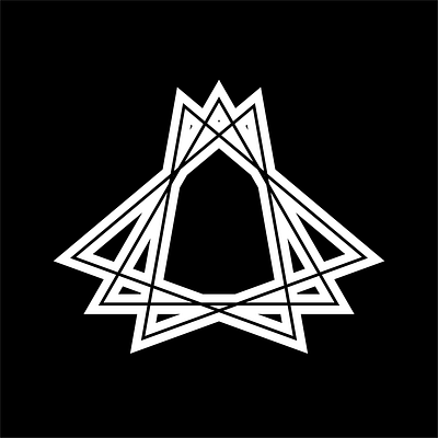 White Triangles logo triangle