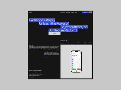 Crypt Ex - Web3 Exchange Design UI/UX branding crypto exchange crypto website design figma design illustration ui web design web3 landing page web3 website